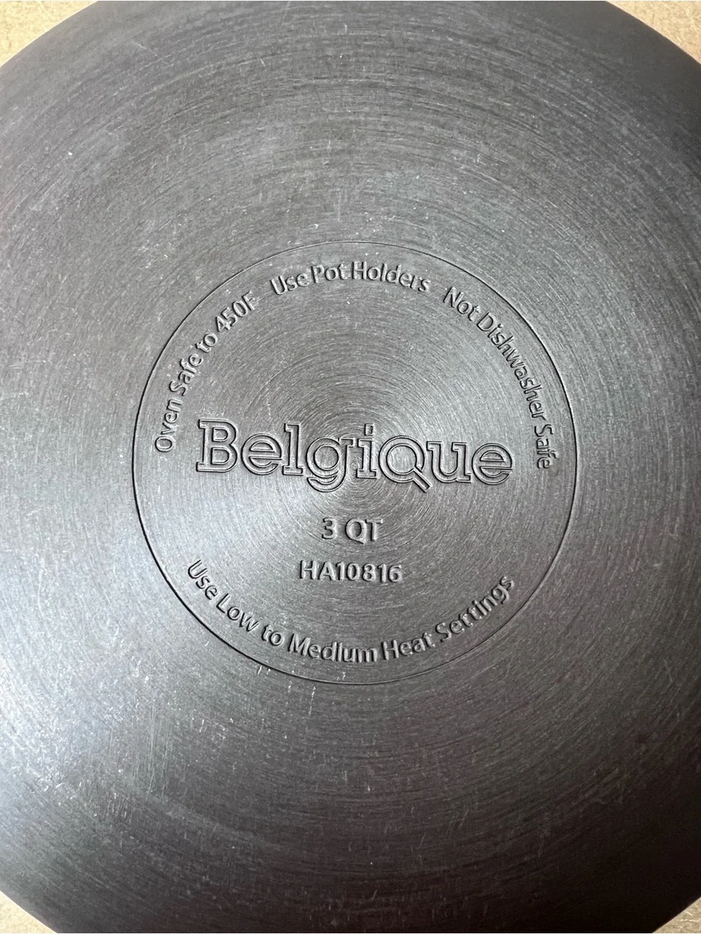 3 Quart - Nonstick Pot w/ Lid & Steamer Basket / Saucepan / Oven Safe - Belgique